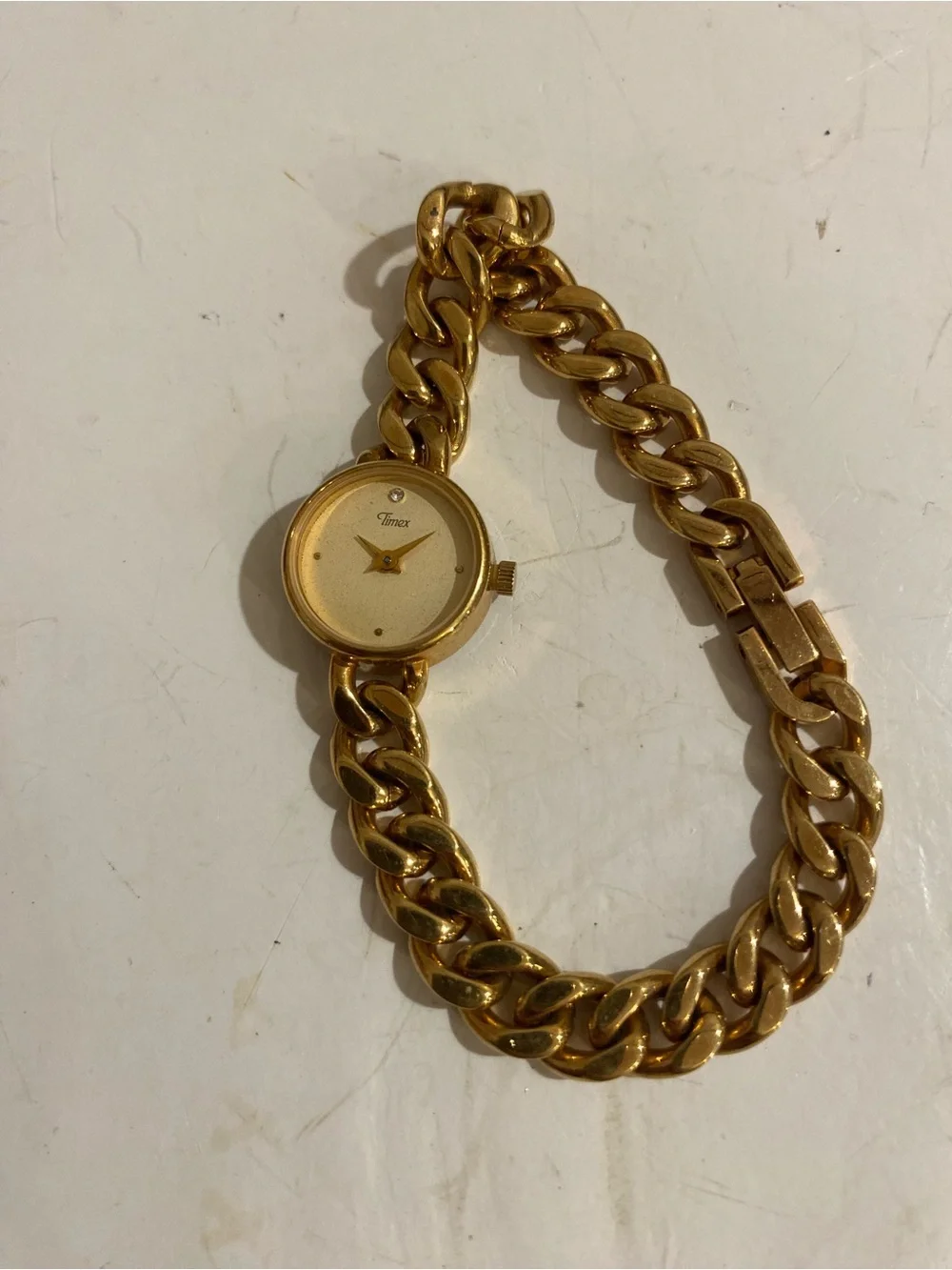 Timex Stainless Steel Goldtone Watch (Needs battery) (RR)